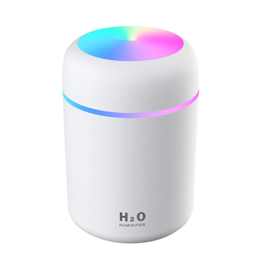 Portable Ultrasonic Humidifier Aroma Diffuser Cool Mist USB Powered with Color Changing Night Light for Home Car and Office