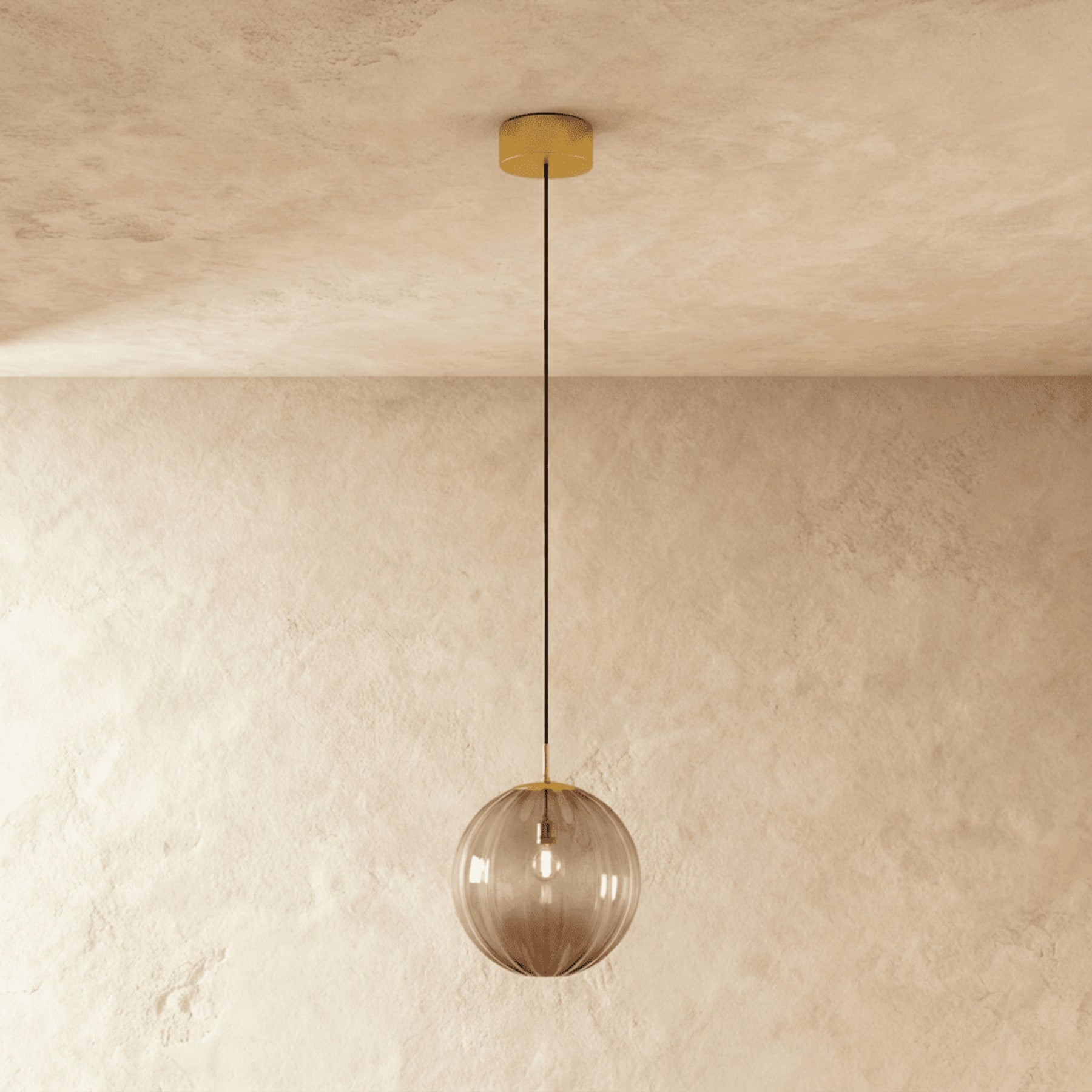 Modern Glass Pendant Light With Warm LED Glow for Dining Room — Harbor Light Co.