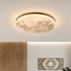 Modern Wood Flush Mount Ceiling Light With LED Bulbs For Bedroom — Harbor Light Co.