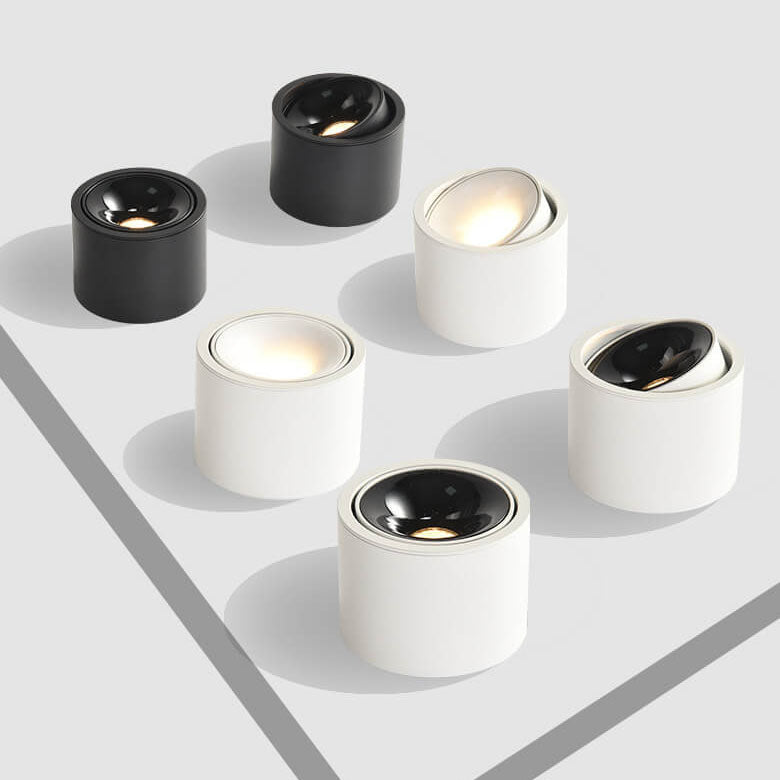 Modern Iron Flush Mount Ceiling Light With Built-In LED — Harbor Light Co.