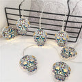 Halloween String Lights Battery Operated LED Decorative Light String with Spooky Character Shades for Bedroom and Indoor Party Decoration