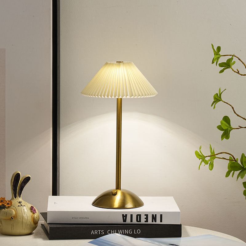 Modern Metal Cordless Rechargeable Table Lamp With Stepless Dimming — Harbor Light Co.