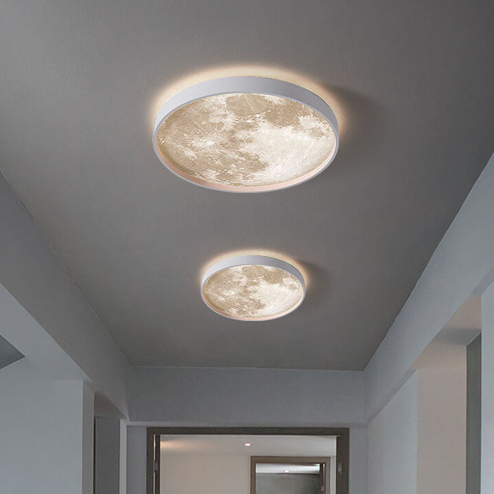 Modern Metal Flush Mount Ceiling Light With Dimmable Remote Control — Harbor Light Co.