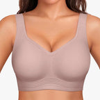 Wirefree Full Coverage Bra with Jelly Strip Support and Wide Straps