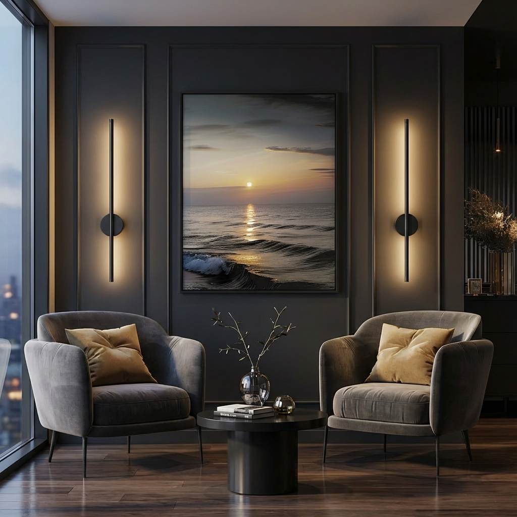 Cordless Rechargeable Wall Sconce LED Light Vertical Bar