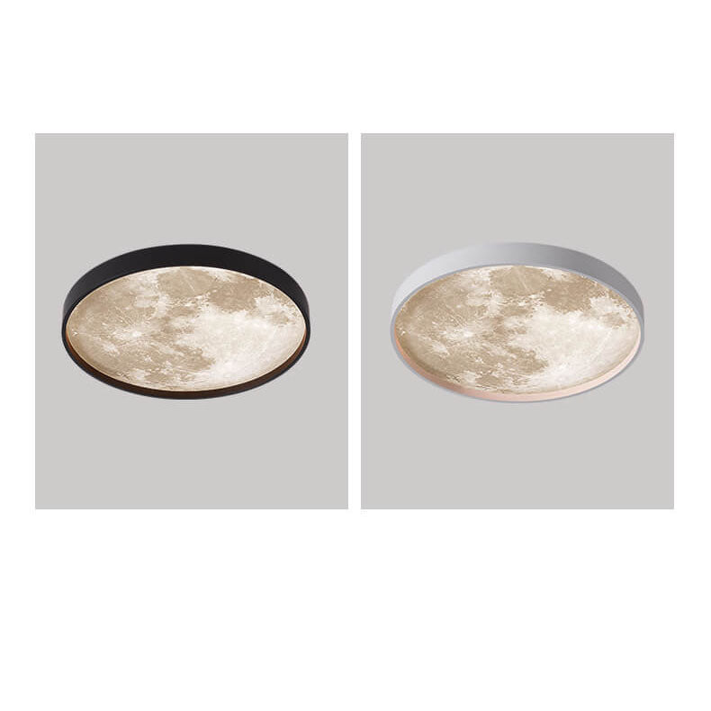 Modern Metal Flush Mount Ceiling Light With Dimmable Remote Control — Harbor Light Co.