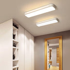 Modern Long Rectangle Flush Mount Ceiling Light with LED