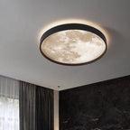 Modern Metal Flush Mount Ceiling Light With Dimmable Remote Control — Harbor Light Co.
