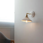 Vintage Ceramic Wall Sconce With Warm LED Glow — Harbor Light Co.