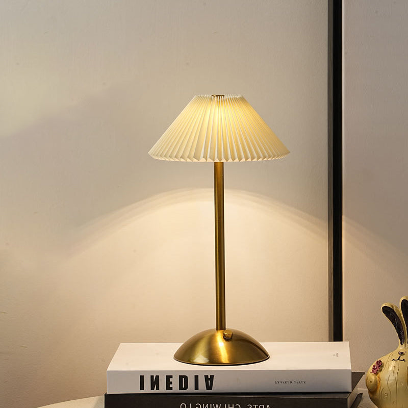 Modern Metal Cordless Rechargeable Table Lamp With Stepless Dimming — Harbor Light Co.