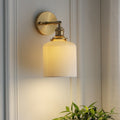 Modern Brass Ceramic Wall Sconce for Living Room — Harbor Light Co.