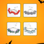 Halloween String Lights Battery Operated LED Decorative Light String with Spooky Character Shades for Bedroom and Indoor Party Decoration