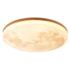 Modern Wood Flush Mount Ceiling Light With LED Bulbs For Bedroom — Harbor Light Co.