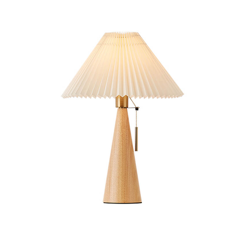 Modern Bamboo-Wood Table Lamp for Living Room and Bedroom — Harbor Light Co.