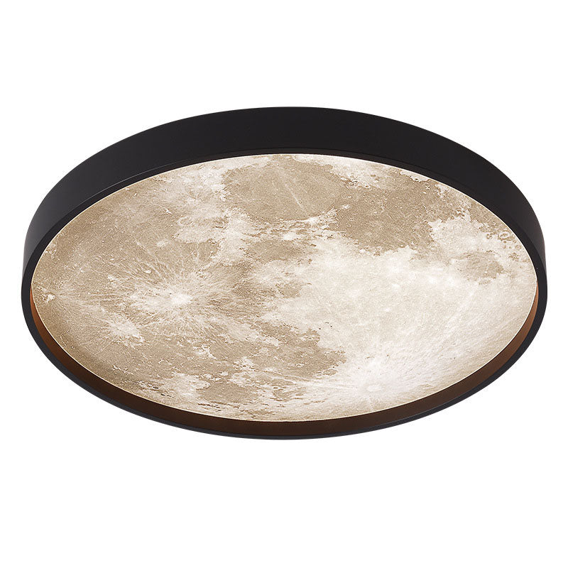 Modern Metal Flush Mount Ceiling Light With Dimmable Remote Control — Harbor Light Co.