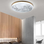 Modern Wood Flush Mount Ceiling Light With LED Bulbs For Bedroom — Harbor Light Co.