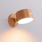 Modern Wood Cordless Wall Sconce With Rechargeable LED Glow — Harbor Light Co.