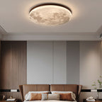 Modern Wood Flush Mount Ceiling Light With LED Bulbs For Bedroom — Harbor Light Co.