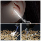 Electric Ear Wax Remover with LED Light Ear Cleaner Tool with Soft Silicone Tips and Interchangeable Heads for Adults and Kids