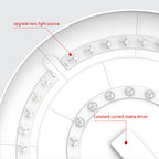 Modern Round Flush Mount LED Ceiling Light with Slim Profile