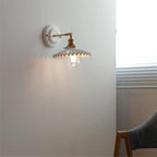 Vintage Ceramic Wall Sconce With Warm LED Glow — Harbor Light Co.