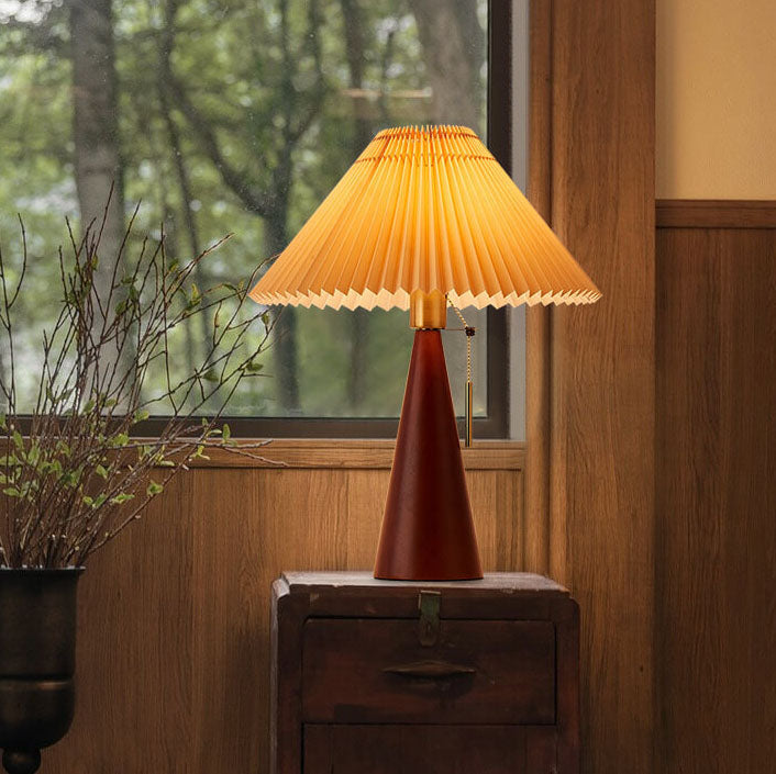 Modern Bamboo-Wood Table Lamp for Living Room and Bedroom — Harbor Light Co.