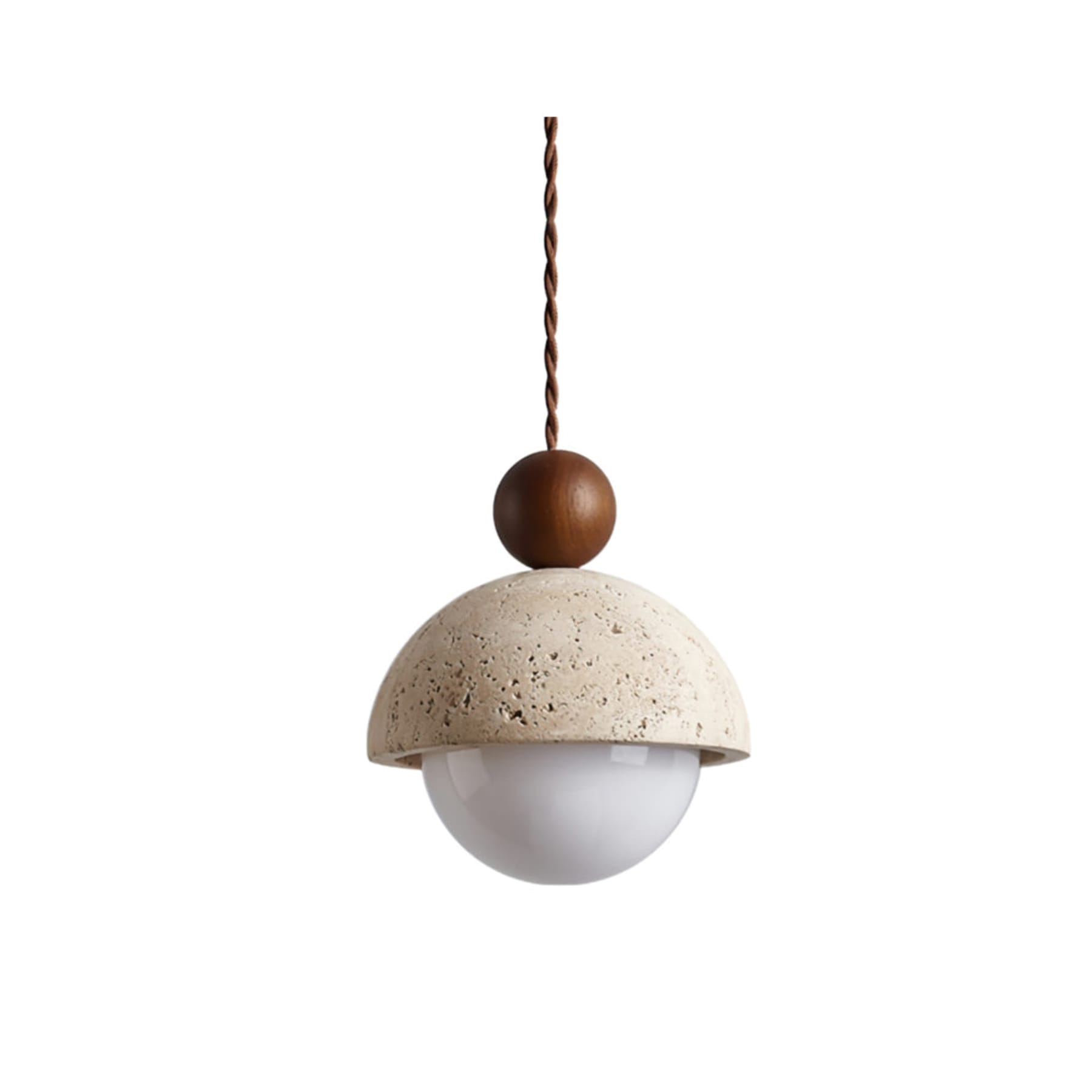 Modern Travertine Stone Pendant Light for Dining Room — Harbor Light Co.