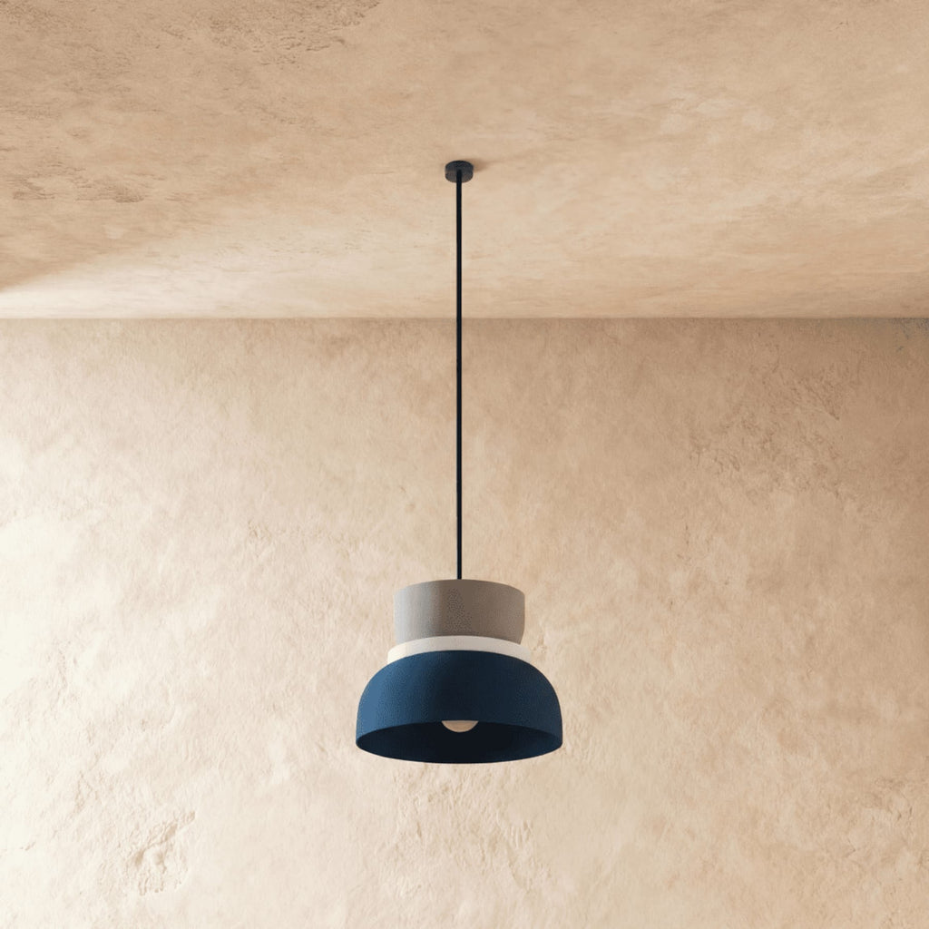Modern Aluminum Two-Tone Pendant Light With Warm LED Glow — Harbor Light Co.