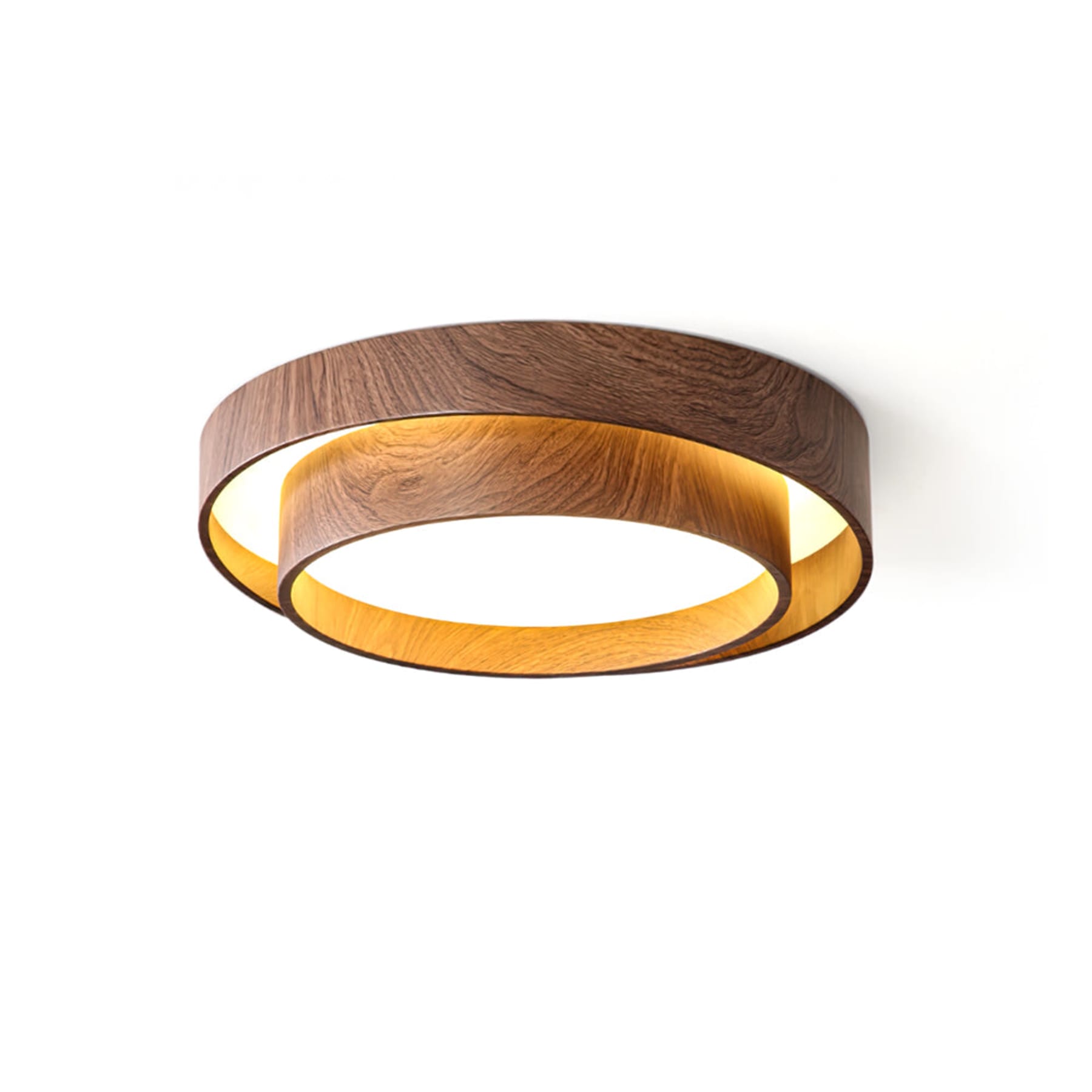 Modern Wood Flush Mount Ceiling Light for Living Room and Bedroom — Harbor Light Co.
