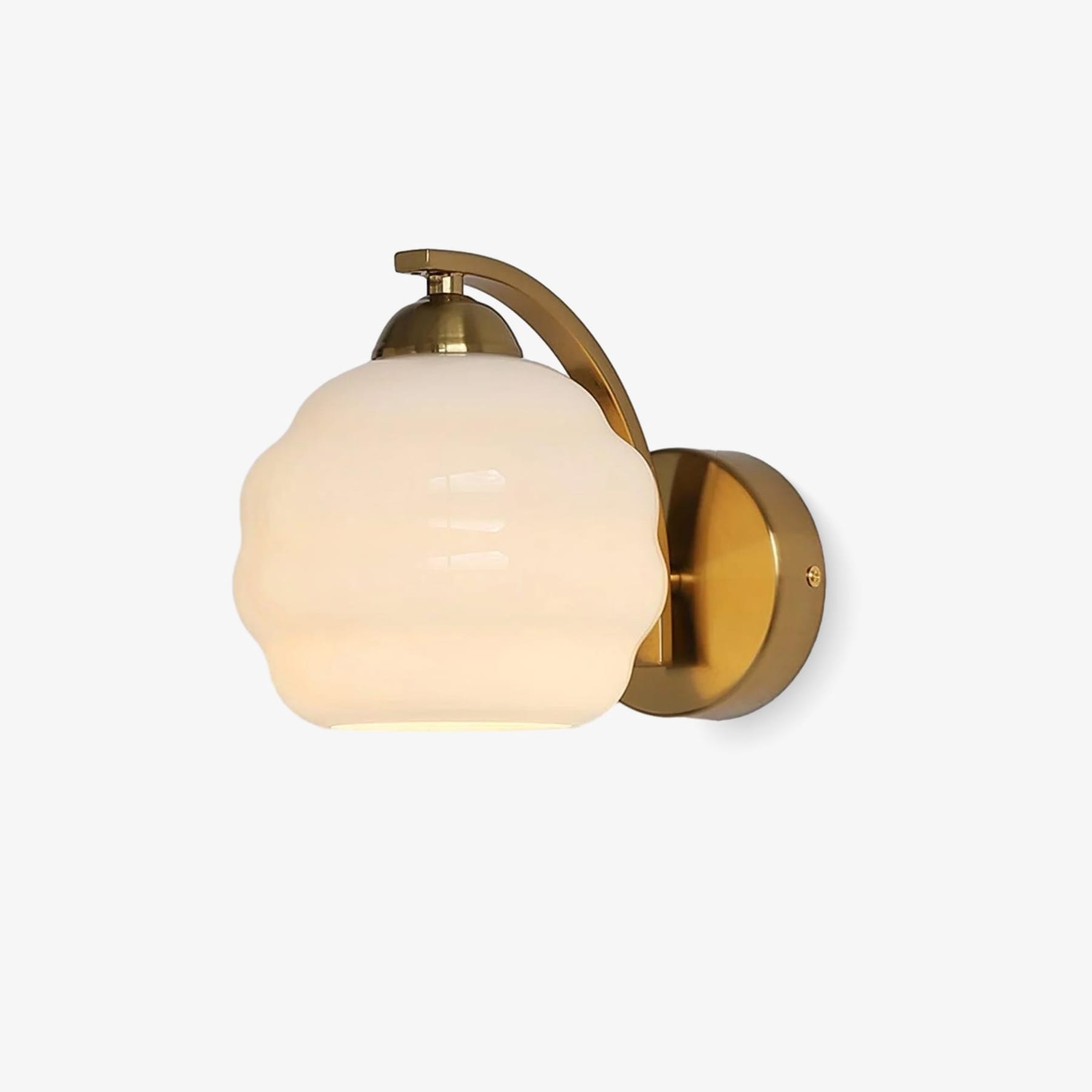 Modern Glass Wall Light With Warm LED Glow — Harbor Light Co.