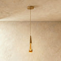 Modern Crystal Pendant Light With Adjustable LED Glow in Cool White (6000K) — Harbor Light Co.
