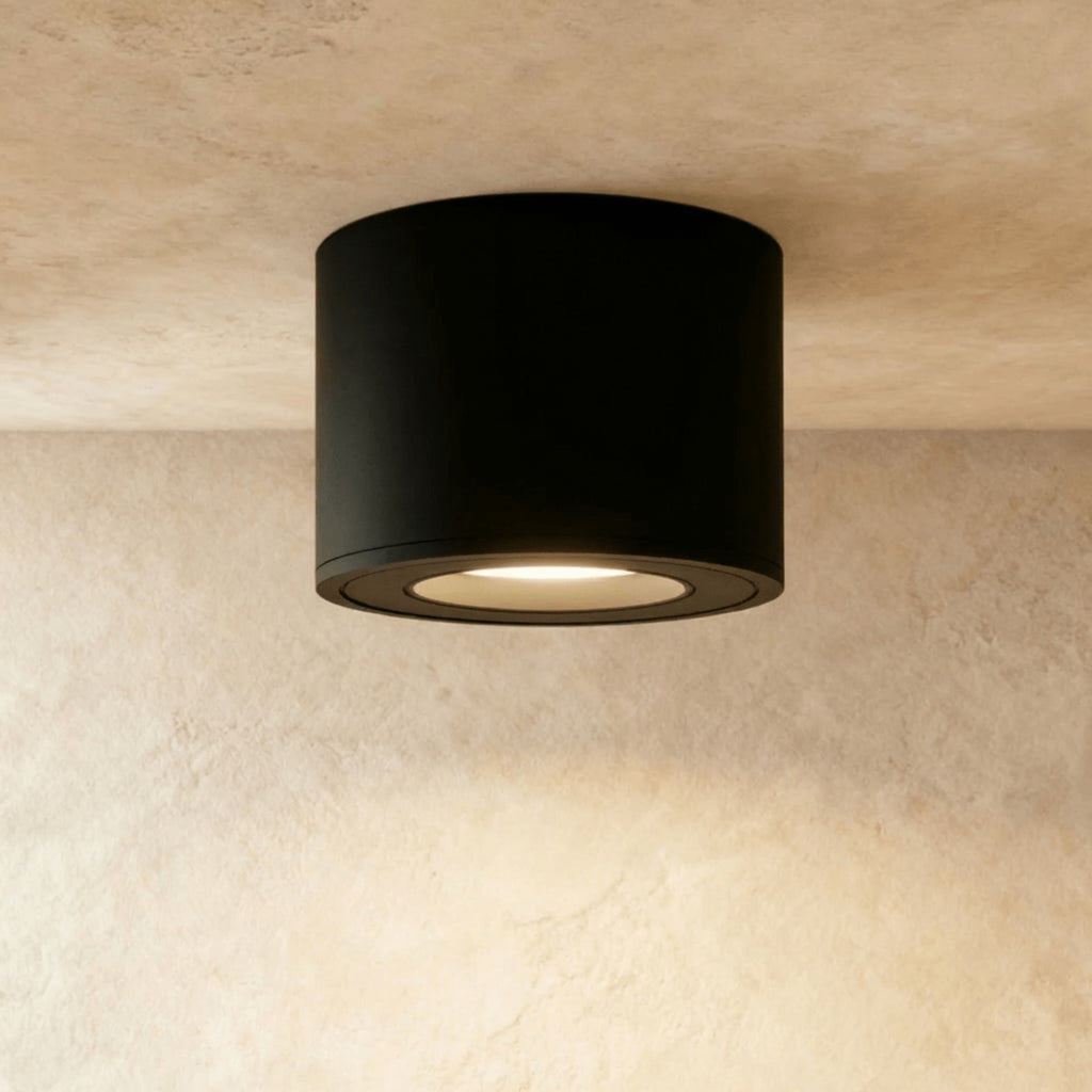 Modern Aluminum Flush Mount Ceiling Light in Neutral White (4000K) — Harbor Light Co.
