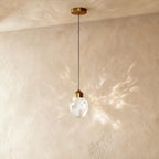 Modern Crystal Pendant Light With Integrated LED — Harbor Light Co.