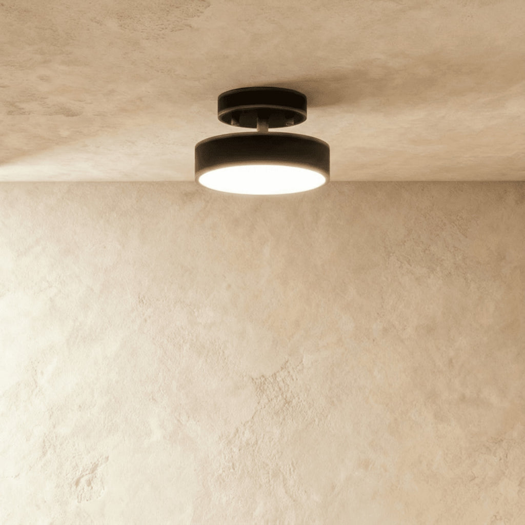Modern Iron Semi-Flush Mount Ceiling Light for Living Room — Harbor Light Co.