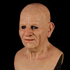Realistic Latex Mask Full Head Halloween Costume Mask for Adults with Lifelike Detail for Cosplay Masquerade and Themed Parties