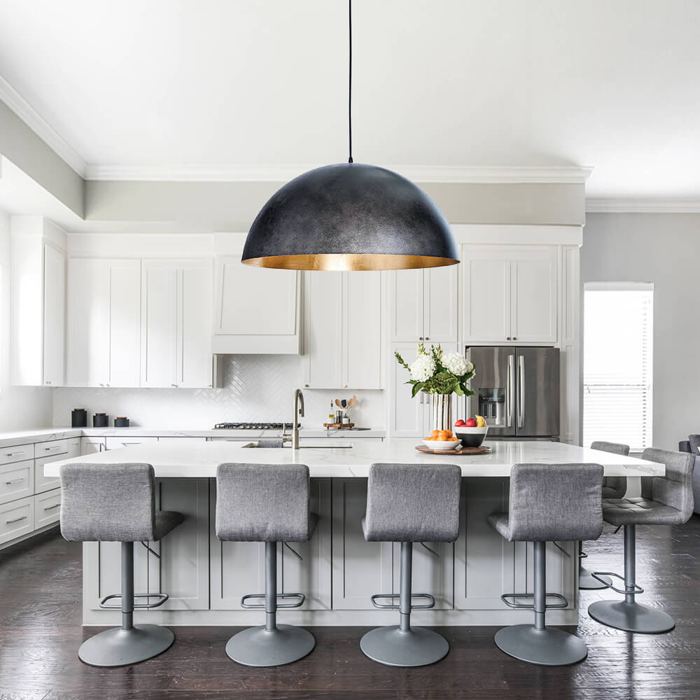 Modern Iron Pendant Light for Living Room — Harbor Light Co.