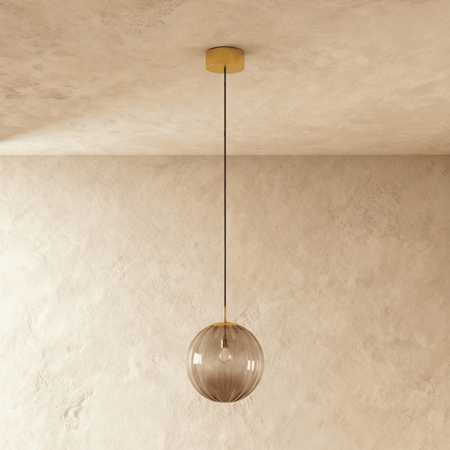 Modern Glass Pendant Light With Warm LED Glow for Dining Room — Harbor Light Co.