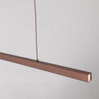 Modern Linear Pendant Light Bar with Integrated LED Light