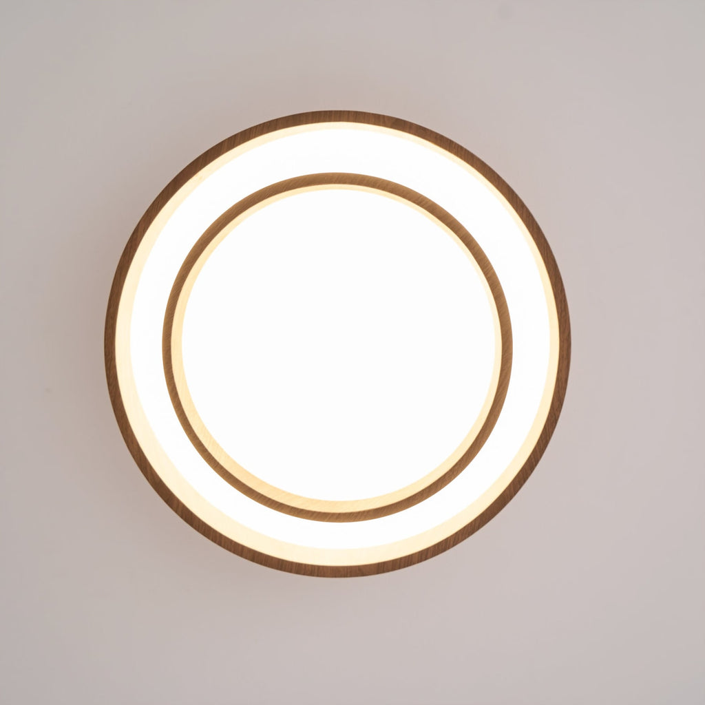Modern Wood Flush Mount Ceiling Light for Living Room and Bedroom — Harbor Light Co.