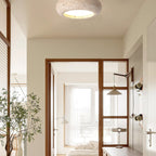 Modern Travertine Flush Mount Ceiling Light — Harbor Light Co.