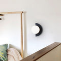 Modern Metal Wall Sconce With Selectable LED Light in Black — Harbor Light Co.