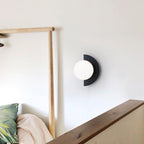 Modern Metal Wall Sconce With Selectable LED Light in Black — Harbor Light Co.