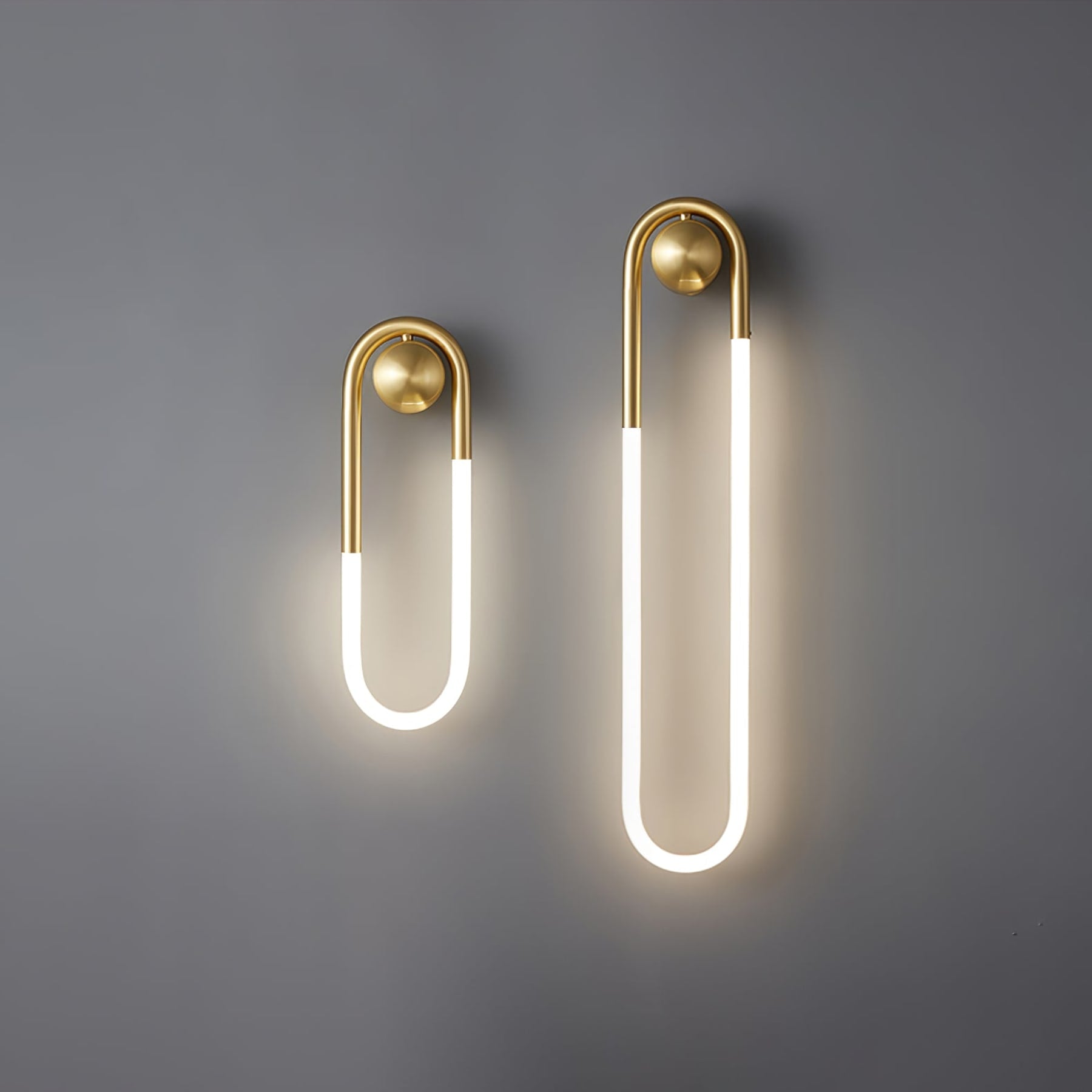 Modern Brass Wall Light for Living Room and Bedroom — Harbor Light Co.