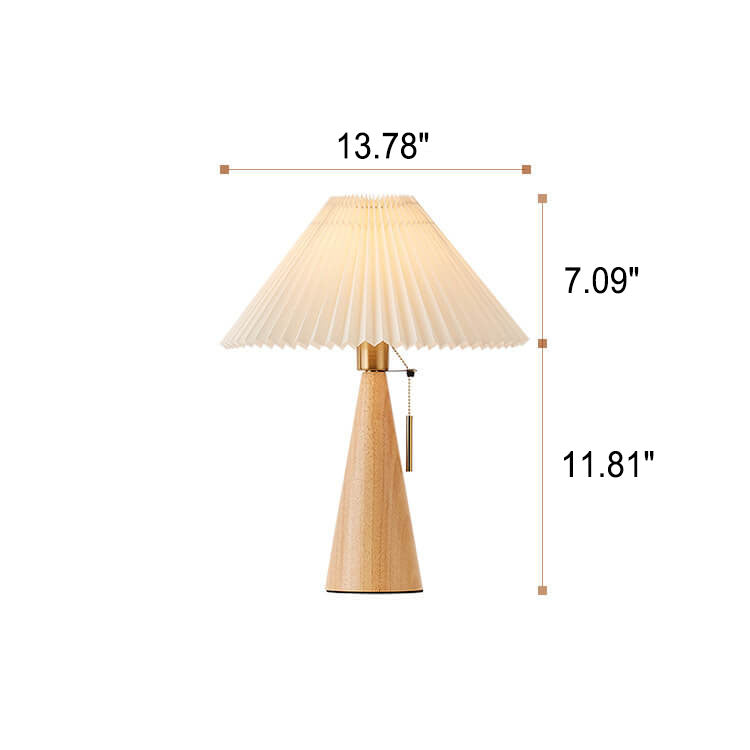 Modern Bamboo-Wood Table Lamp for Living Room and Bedroom — Harbor Light Co.