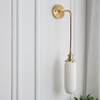 Modern Brass Ceramic Wall Sconce for Living Room — Harbor Light Co.