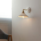 Vintage Ceramic Wall Sconce With Warm LED Glow — Harbor Light Co.