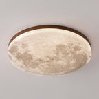 Modern Wood Flush Mount Ceiling Light With LED Bulbs For Bedroom — Harbor Light Co.