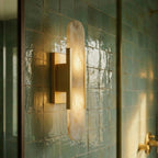 Modern Brass Wall Light With Warm LED Glow — Harbor Light Co.