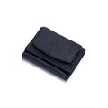 Small RFID Blocking Wallet for Women Soft PU Leather Trifold Mini Wallet with Coin Pocket Card Holder and Snap Closure