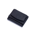 Small RFID Blocking Wallet for Women Soft PU Leather Trifold Mini Wallet with Coin Pocket Card Holder and Snap Closure